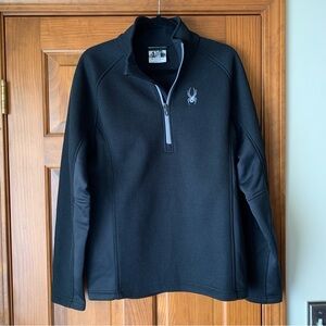 Spyder Zip Pullover Medium Black